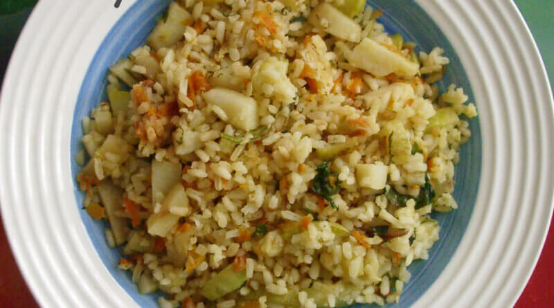 Рис с овощами рецепт с фото пошагово