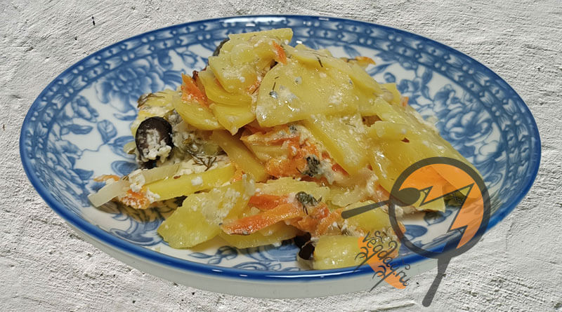 Фото: Запеченная картошка с сыром (в духовке)
